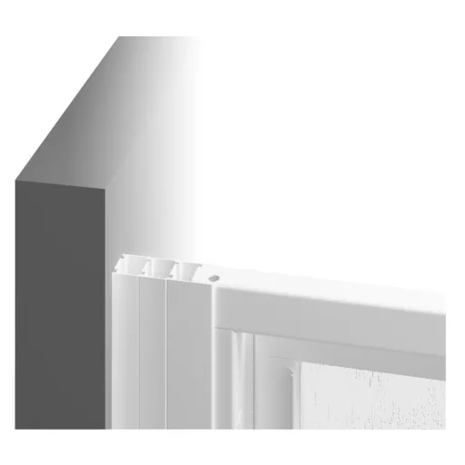 Supernova ASDP3-90 zuhanyajtó 198 szatén+transparent