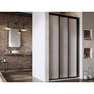 Supernova ASDP3-120 zuhanyajtó 198 fekete+pearl