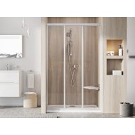 Supernova ASDP3-130 zuhanyajtó 198 szatén+transparent