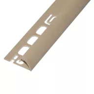 PVC pozitív élvédő profil 12,5 mm/2,50 m világos beige