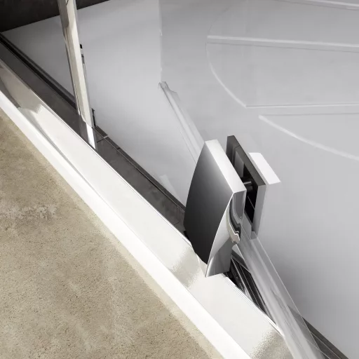 Pivot PDOP1-80 zuhanyajtó szatén+transparent