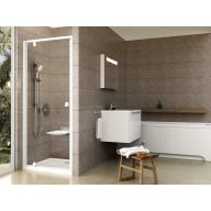 Pivot PDOP1-90 zuhanyajtó fehér+transparent