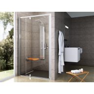 Pivot PDOP2-100 zuhanyajtó krómhatású+transparent