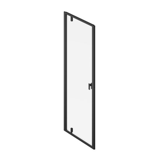 Nexty NDOP1-80 zuhanyajtó fekete+transparent