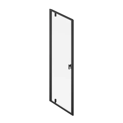 Nexty NDOP1-80 zuhanyajtó fekete+transparent