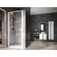 Nexty NDOP1-90 zuhanyajtó matt fehér+transparent