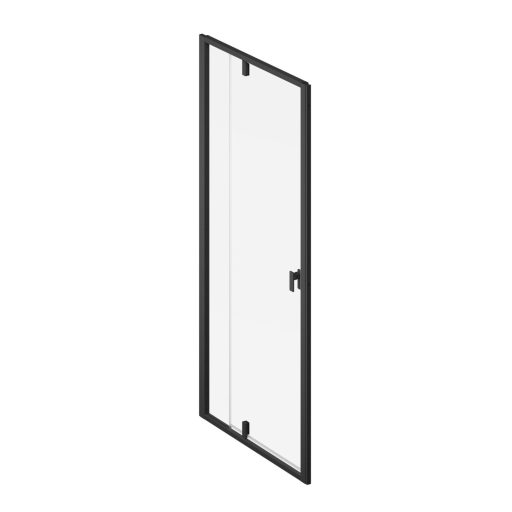 Nexty NDOP2-100 zuhanyajtó fekete+transparent