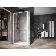 Nexty NDOP2-110 zuhanyajtó fehér+transparent