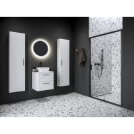 Blix II NBLDP2 120 zuhanyajtó fekete+transparent