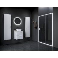 Blix II NBLDP2 120 zuhanyajtó matt fehér+transparent