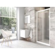 Blix BLDP2-110 zuhanyajtó fehér+grape