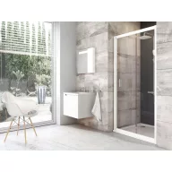 Blix BLDP2-120 zuhanyajtó fehér+transparent