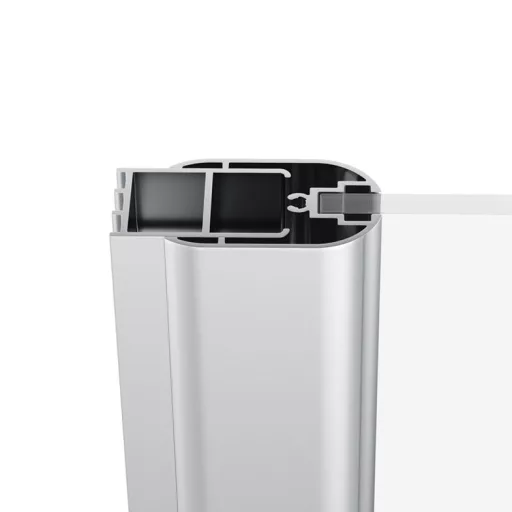 Chrome CSDL2-90 zuhanyajtó szatén+transparent