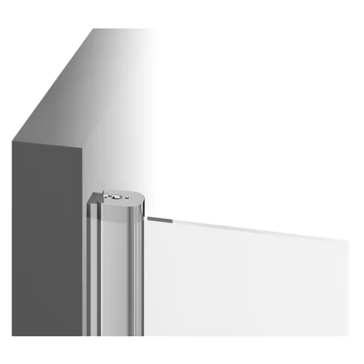 Chrome CSD2-100 zuhanyajtó krómhatású+transparent