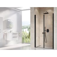 Chrome CSDL2-120 zuhanyajtó fekete+transparent