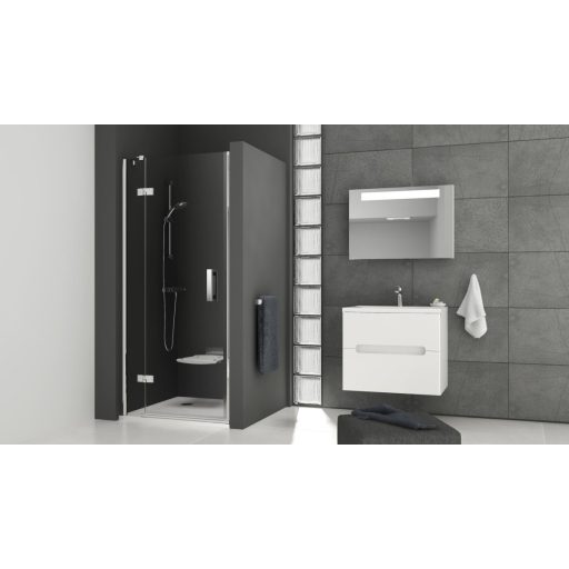 SmartLine SMSD2-120 zuhanyajtó (B) bal króm+transparent