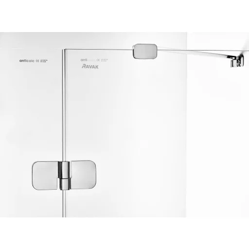 Brilliant BSD2-80 A-bal zuhanyajtó króm+transparent, (790-805)