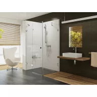 Brilliant BSDPS-110/80 bal zuhanykabin króm+transparent