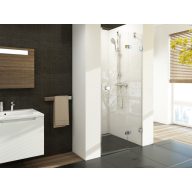   Brilliant BSD2-90 A-jobb zuhanyajtó króm+transparent, (890-905)