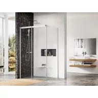 Matrix MSDPS 100x80 zuhanykabin bal szatén+transparent