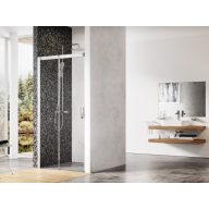 Matrix MSD2-110 zuhanyajtó bal szatén+transparent