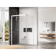 Matrix MSDPS 120x80 zuhanykabin bal fehér+transparent