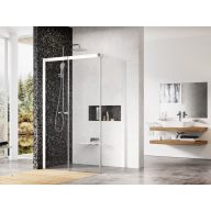 Matrix MSDPS 120x90 zuhanykabin bal fehér+transparent