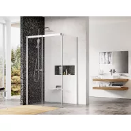   Matrix MSDPS 120x90 zuhanykabin bal krómhatású+transparent