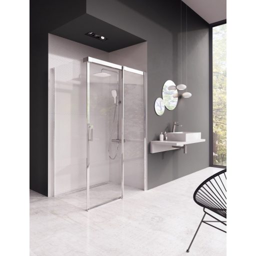 Matrix MSDPS-120x90 zuhanykabin jobb krómhatású+transparent