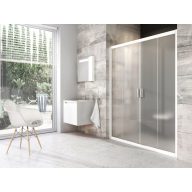 Blix BLDP4-140 zuhanyajtó fehér+grape *