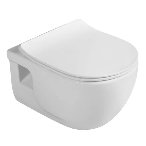 BRILLA RIMLESS fali WC beépített bidézuhannyal,35,5x53cm