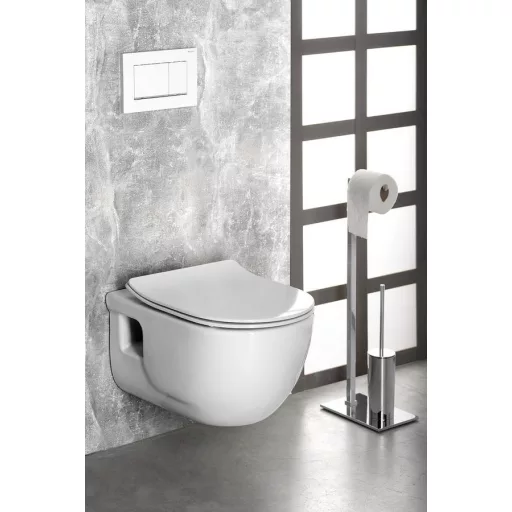 BRILLA RIMLESS fali WC beépített bidézuhannyal,35,5x53cm