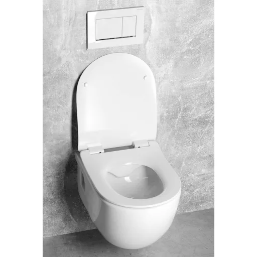 BRILLA RIMLESS, fali WC,35,5x53cm