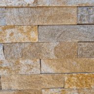 Yellow Machine Cut 5 cm x változó hossz. burkolókő