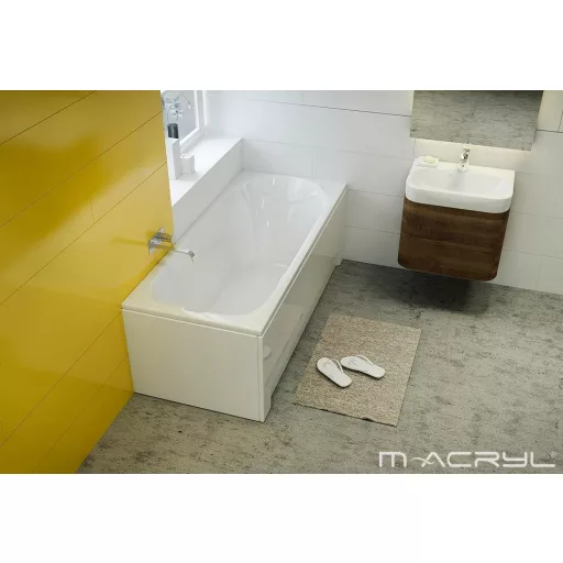 Fürdőkád M-Acryl Sortiment 160x75 +kádláb+peremrögzítő