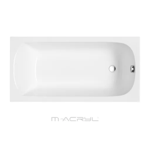 Fürdőkád M-Acryl Mira 120x70 +kádláb+peremrögzítő