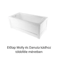   H2O előlap egyenes fürdőkádhoz (megfelelő a Danuta és a Molly kádhoz) - többféle méretben