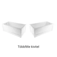   H2O oldallap 75 cm-es egyenes fürdőkádhoz - többféle kivitel
