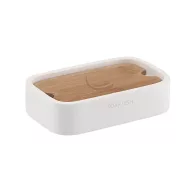 NINFEA álló szappantartó,fehér/bambusz