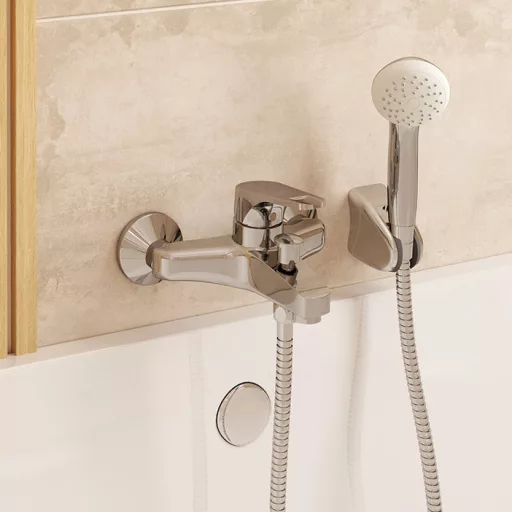 Mofém Junior Evo fali kádtöltő csaptelep zuhanyszettel (151-0063-00)