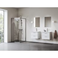 Blix II NBLRV2 80x80 zuhanykabin krómhatású+transparent