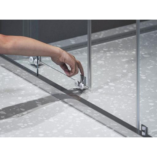 Blix II NBLRV2 90x90 zuhanykabin matt fehér+transparent