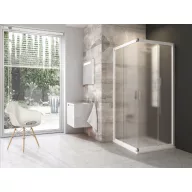 Blix BLRV2 80x80 zuhanykabin fehér+grape