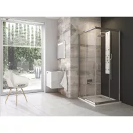 Blix BLRV2 80x80 zuhanykabin krómhatású+transparent