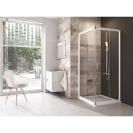Blix BLRV2 90x90 zuhanykabin fehér+transparent
