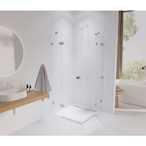 Brilliant BSRV4-90 zuhanykabin króm+transparent