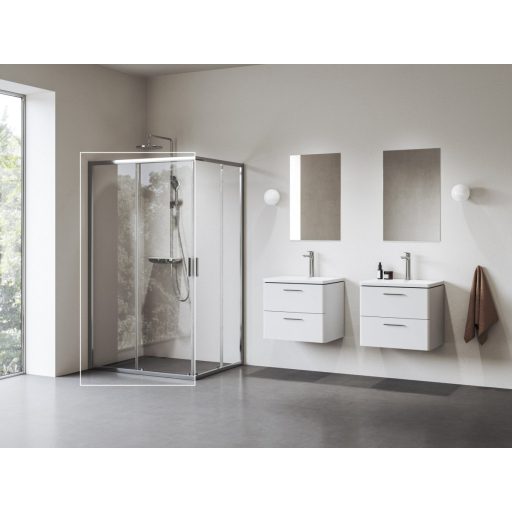 Blix II NBLRV2K 80 zuhanykabin krómhatású+transparent