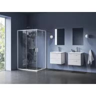 Blix II NBLRV2K 120 zuhanykabin matt fehér+transparent