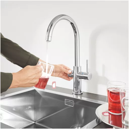 GROHE Red Duo konyhai csaptelep "M" méretű bojler