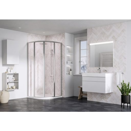 Supernova SKCP4 80x80 195 zuhanykabin szatén+transparent